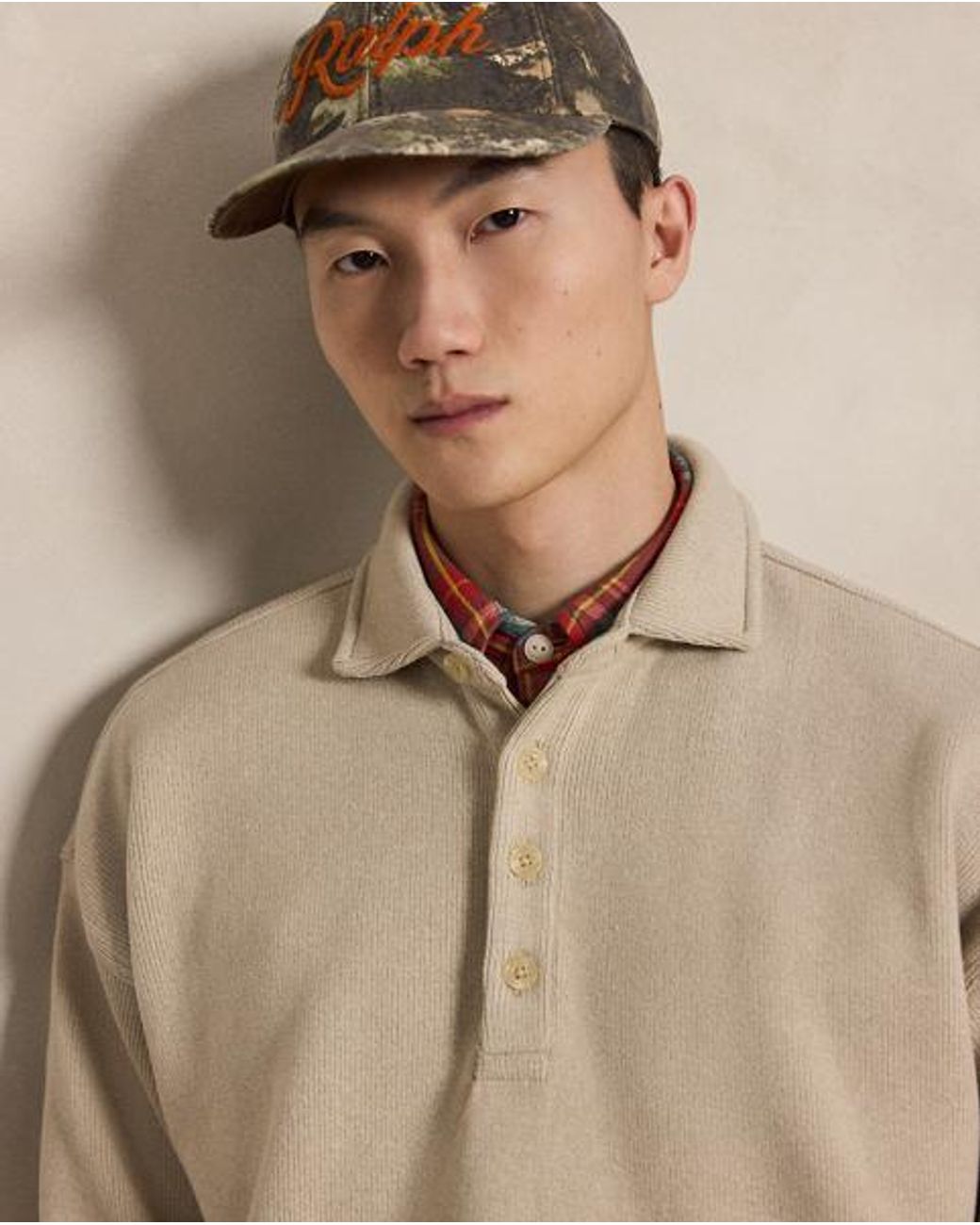 Polo Ralph Lauren Natural Relaxed Fit Ribbed Polo Pullover for men