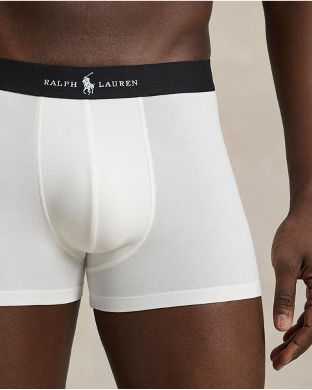 Polo Ralph Lauren White Classic Cotton-Blend Boxer 3-Pack for men