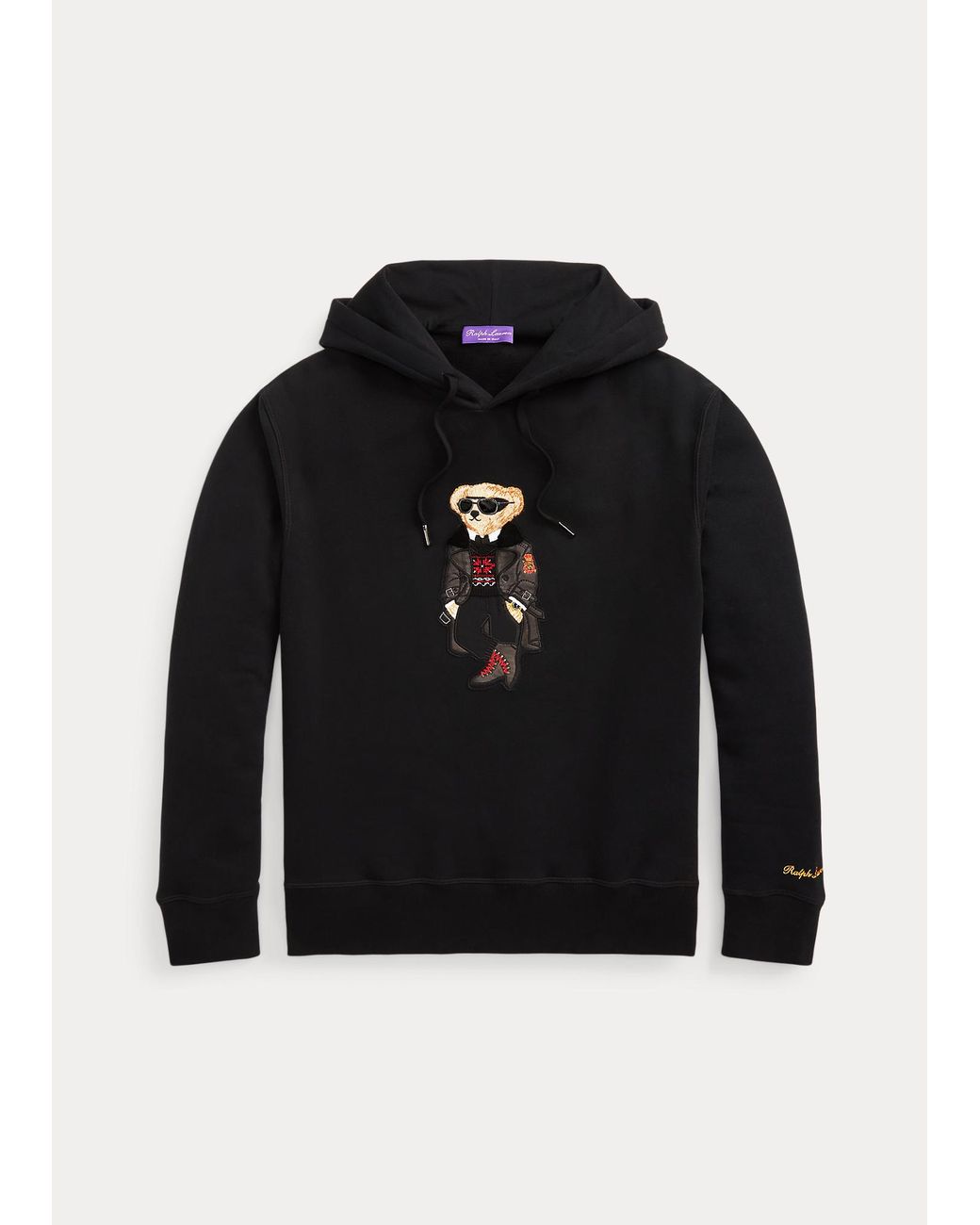 【PURPLE LABEL】RALPH LAUREN ポロベアパーカーLunar New Year Ralph Lauren Lunar New Year Polo Bear Hoodie in Black for
