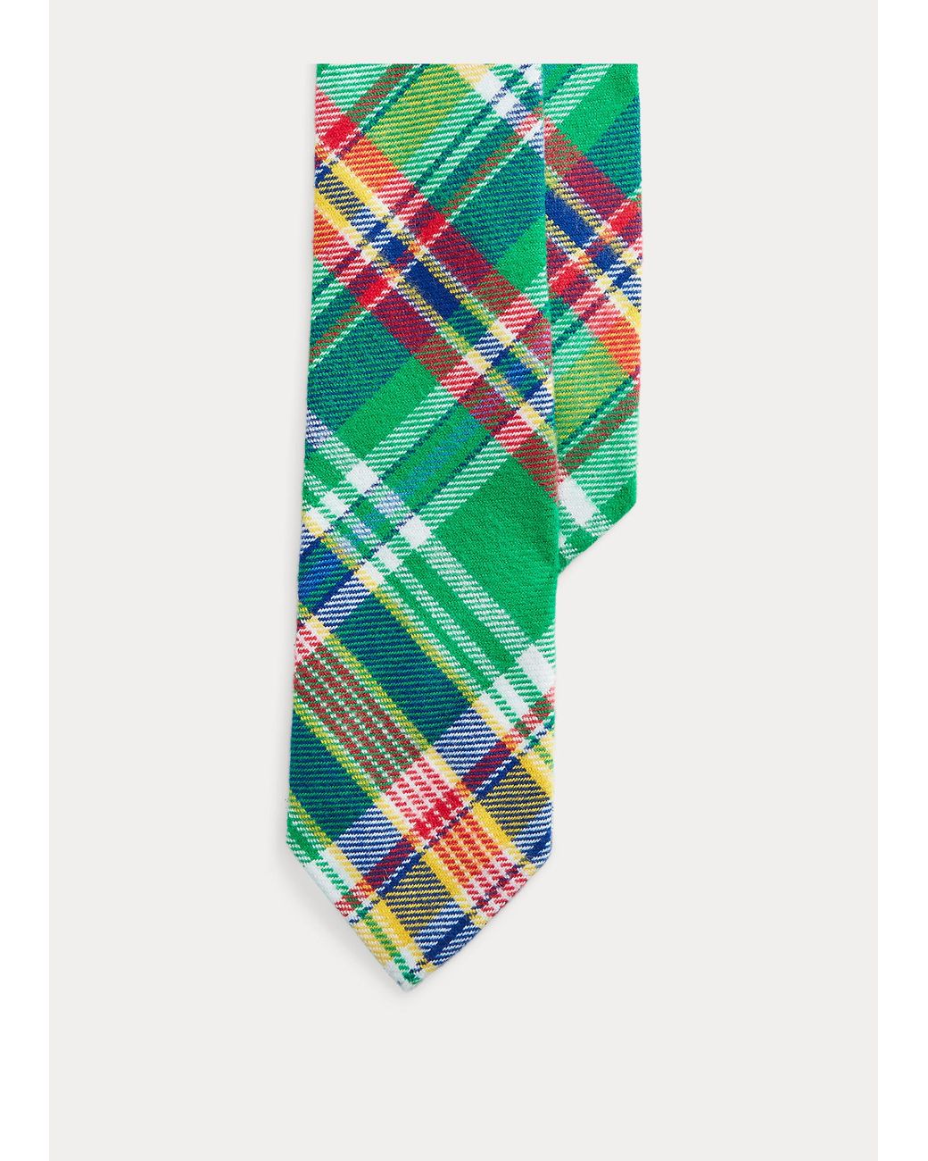 Corbata de franela de algodón Polo Ralph Lauren de hombre de color Verde |  Lyst
