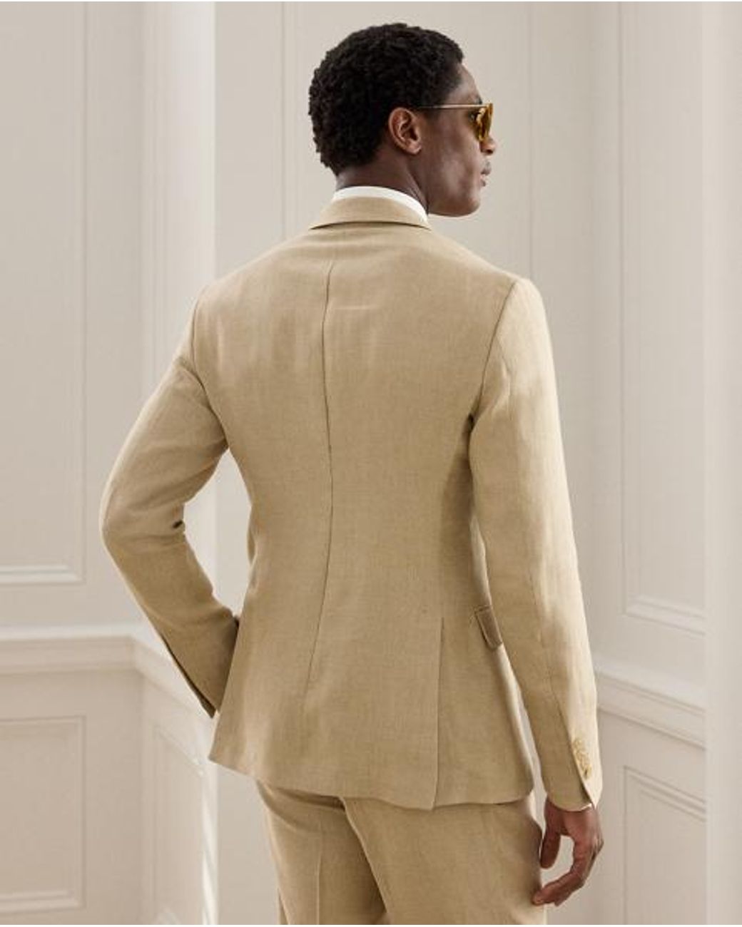 Ralph Lauren Natural Kent Hand-Tailored Twill Suit Jacket for men