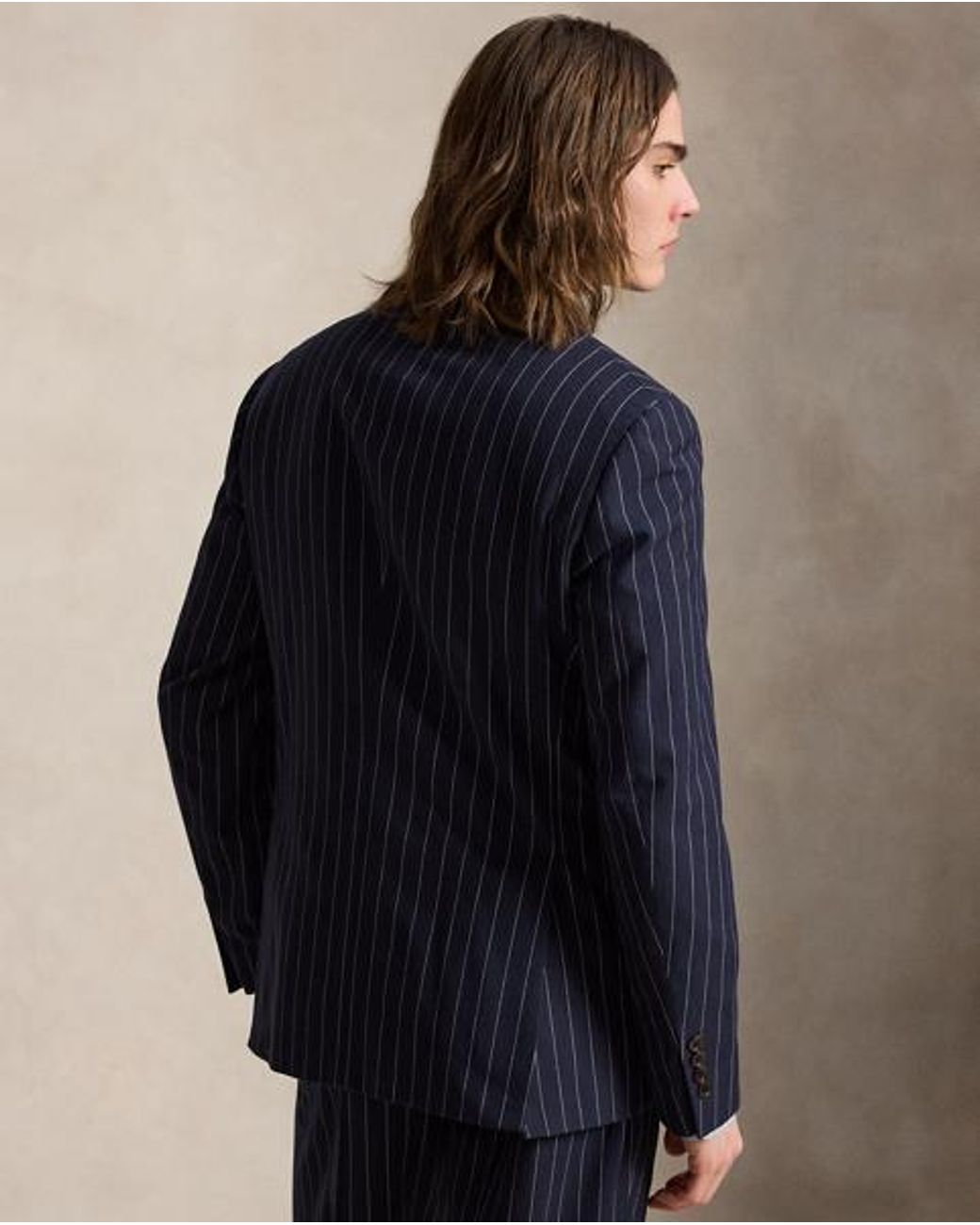 Polo Ralph Lauren Blue Polo Tailored Fit Pinstripe Twill Suit for men