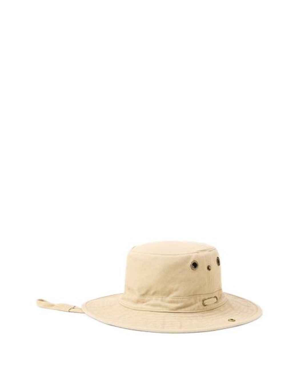 Polo Ralph Lauren Natural Logo-Patch Canvas Bucket Hat for men