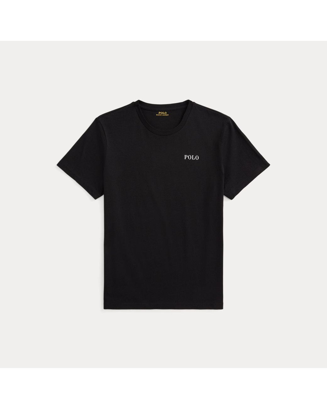 Polo Ralph Lauren Black Cotton Jersey Sleep Shirt for men