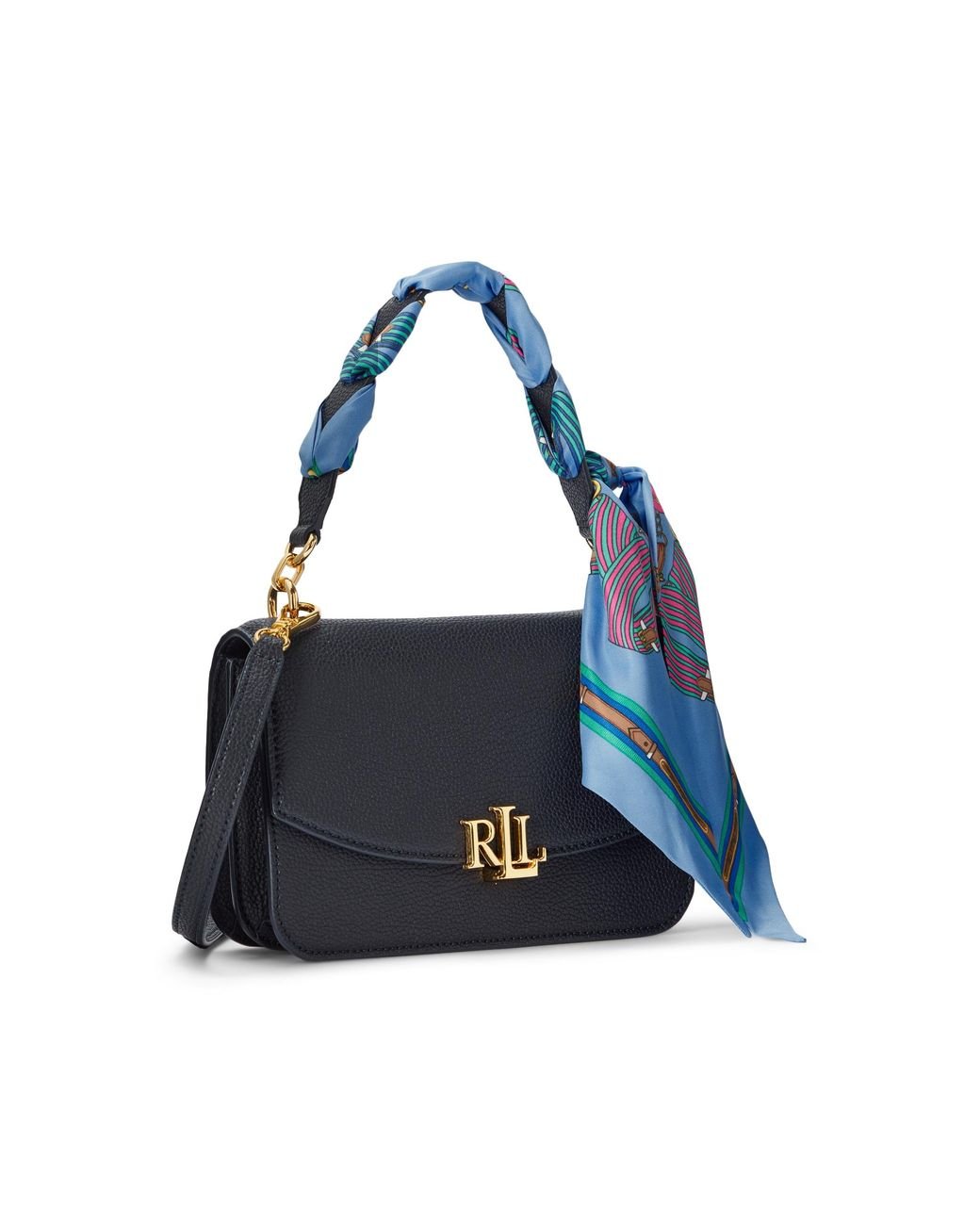 Lauren by Ralph Lauren Ralph Lauren Print-scarf Madison Crossbody Bag in  Blue | Lyst