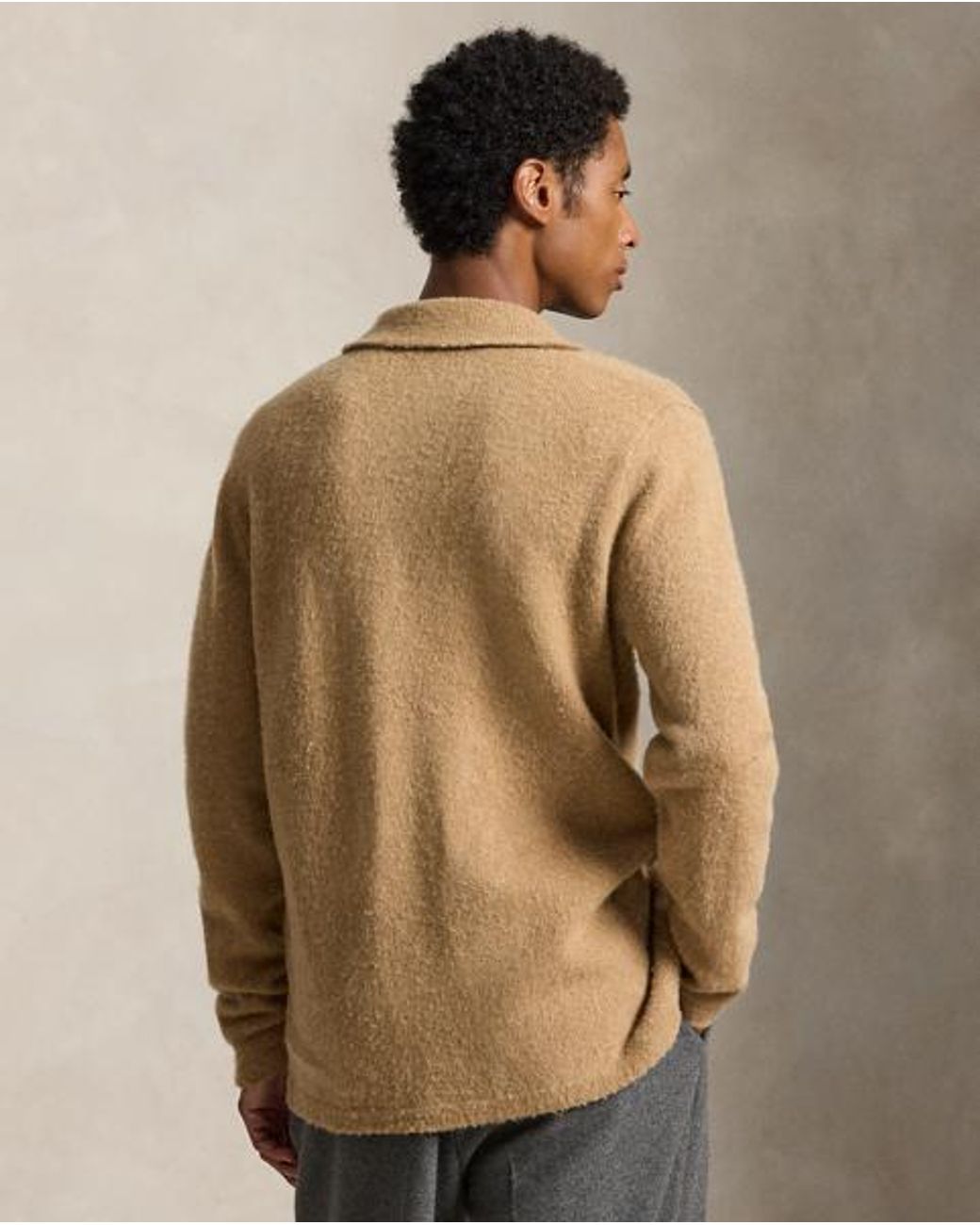 Polo Ralph Lauren Natural Wool-Cashmere Blazer Cardigan for men