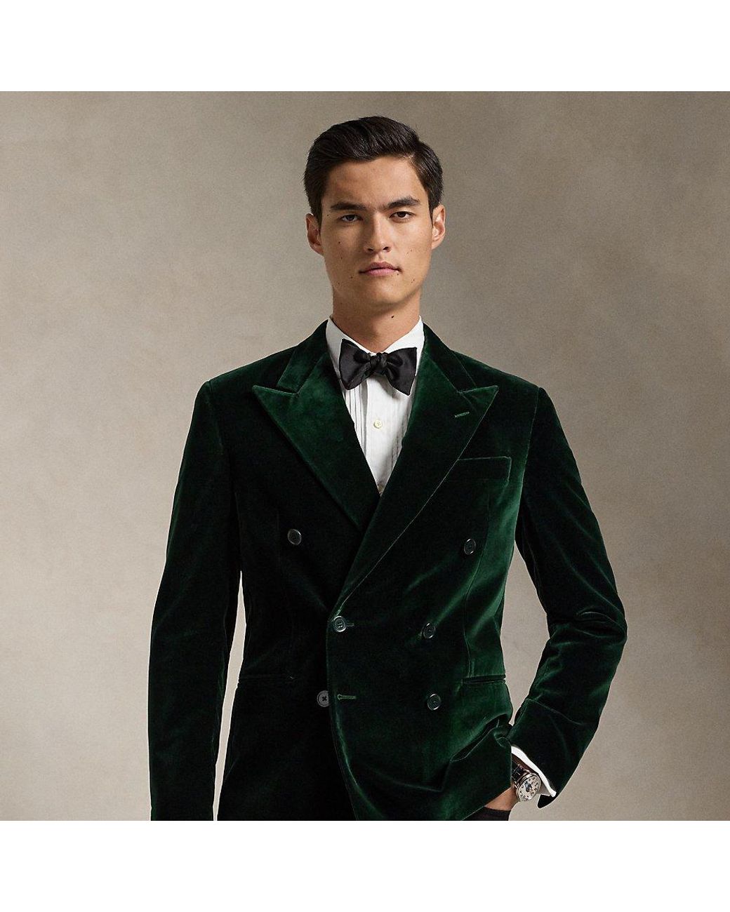 ラルフローレン　ベルベットジャケット ralph-lauren-Dark-Racing-Green