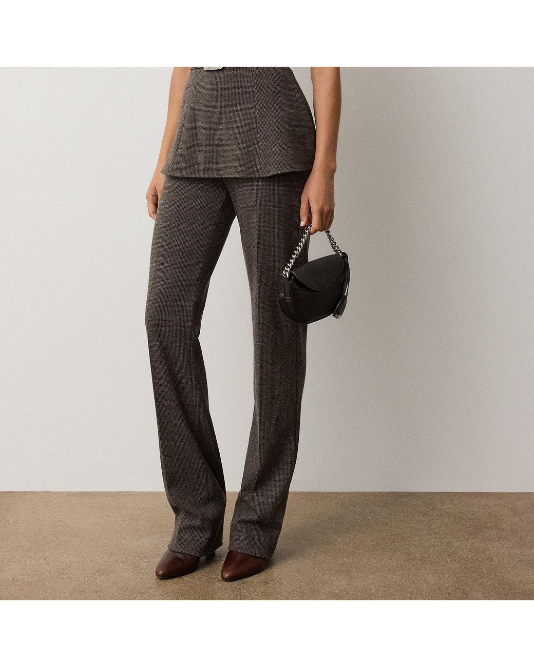Ralph Lauren Multicolor Macy Tick-Weave Jersey Pant