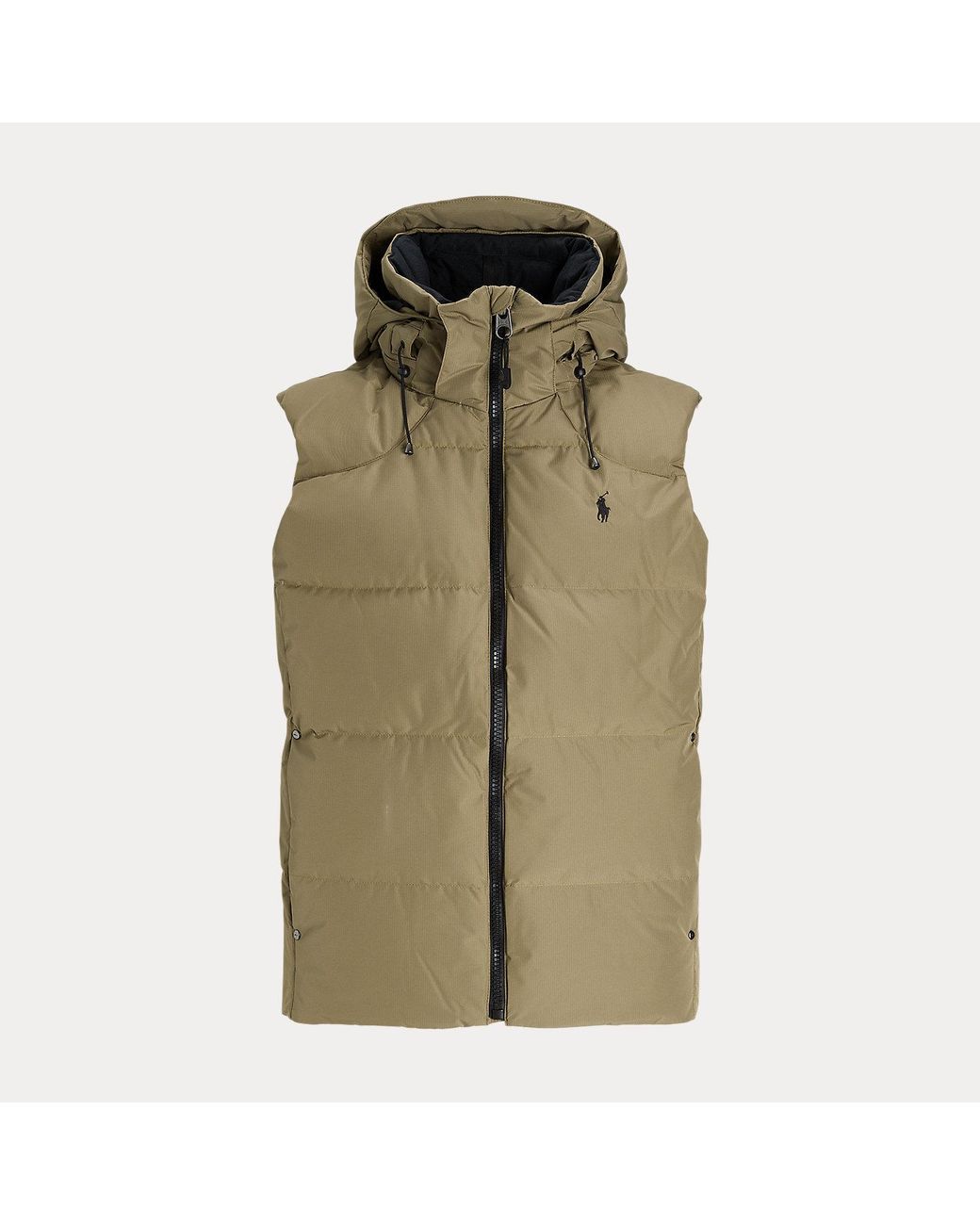 Polo Ralph Lauren Green Hooded Down Gilet for men