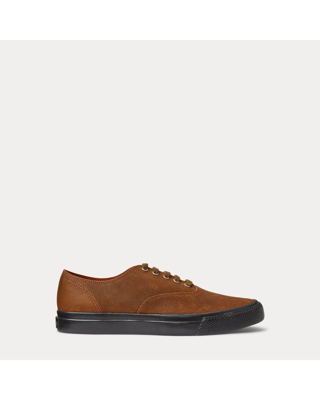 RRL Brown Roughout Suede Trainer for men