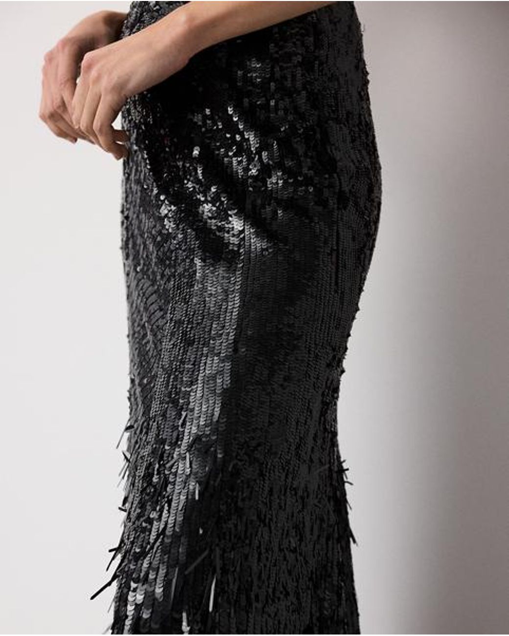 Ralph Lauren Black Milani Embellished Tulle Skirt