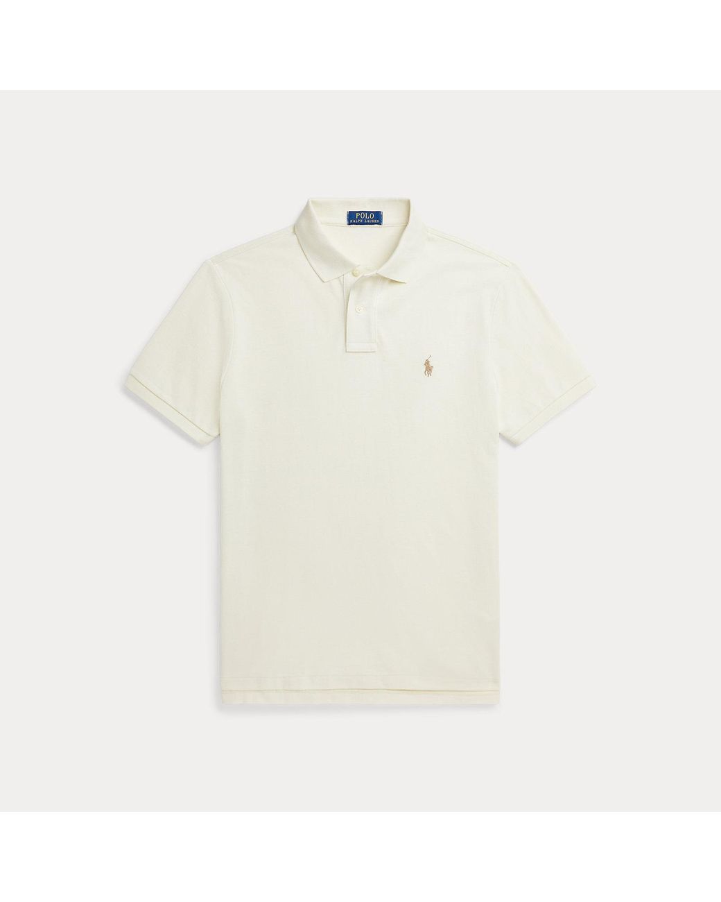 Polo Ralph Lauren Natural The Iconic Classic Fit Mesh Polo for men