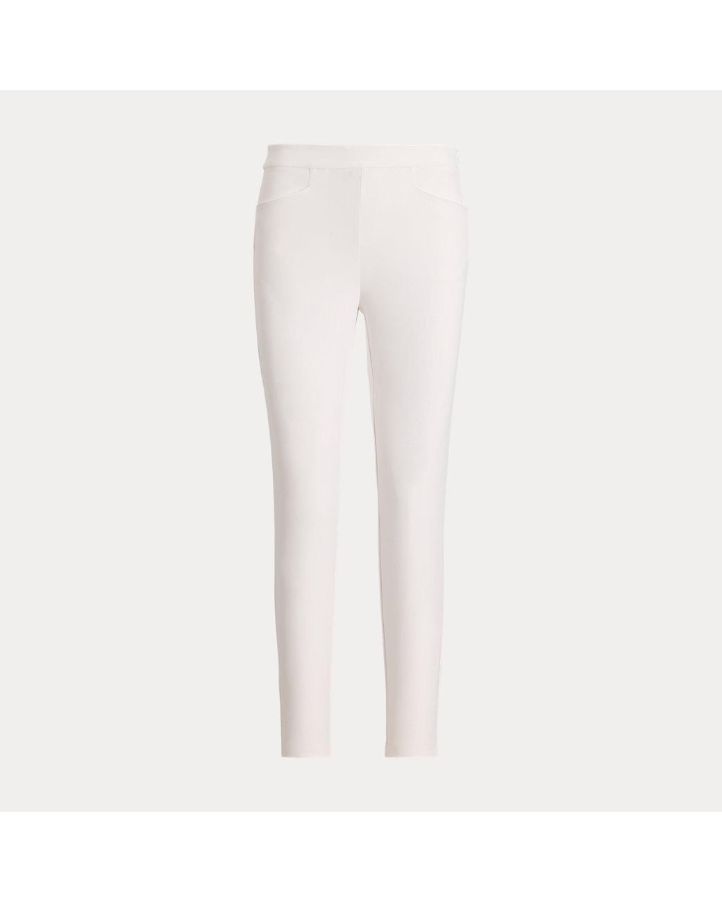 Ralph Lauren Blue Stretch-Dobby Trouser