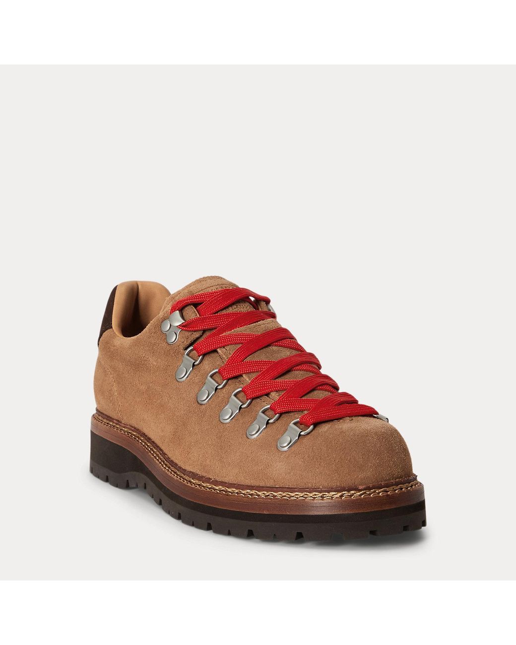 Polo Ralph Lauren Brown Alpine Low Suede Trail Shoe for men