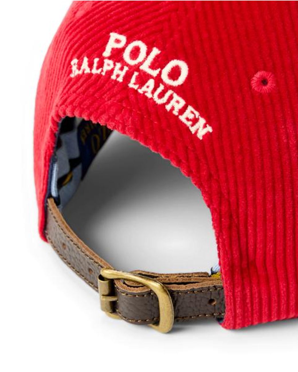 Polo Ralph Lauren Red Corduroy Ball Cap for men