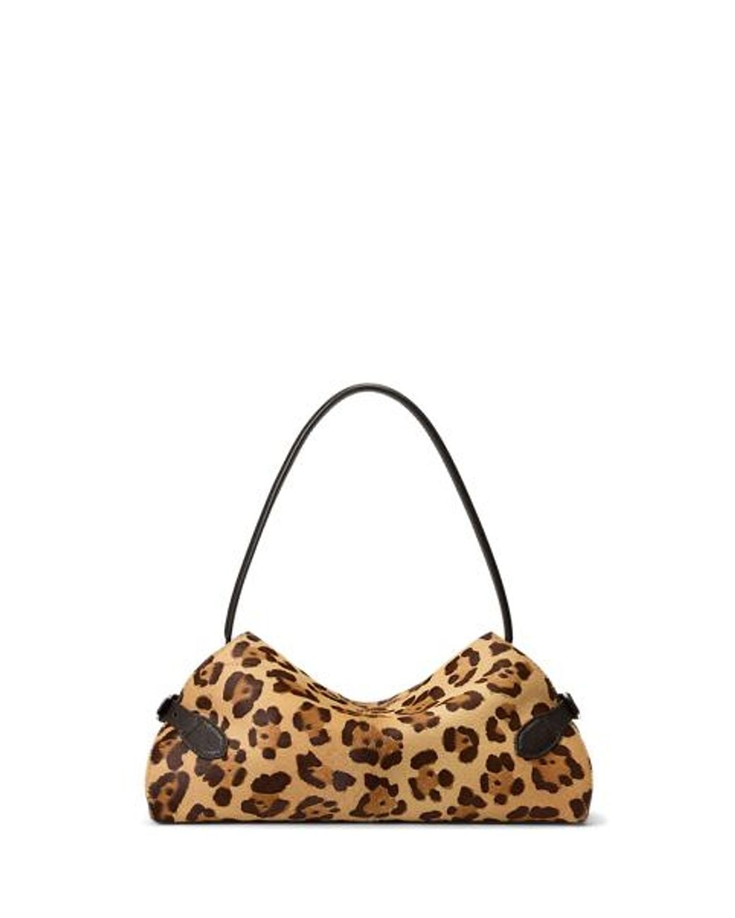 Ralph Lauren Brown The Ralph Lauren Small Haircalf Shoulder Bag