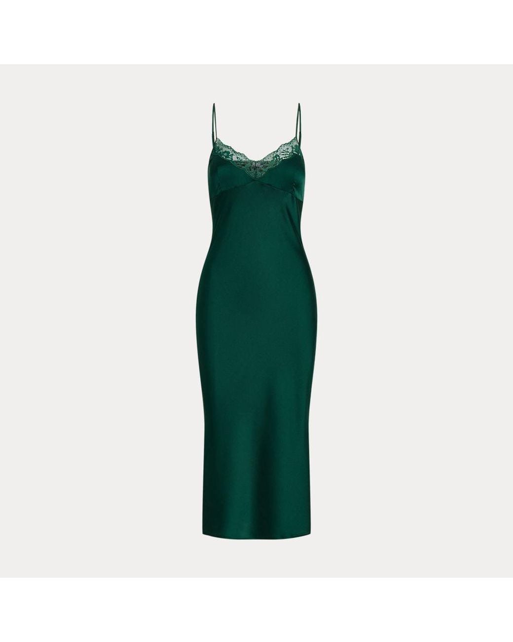 slim fit dress slacks Forest Green Slip Midi Dress – Gabi Swimwear