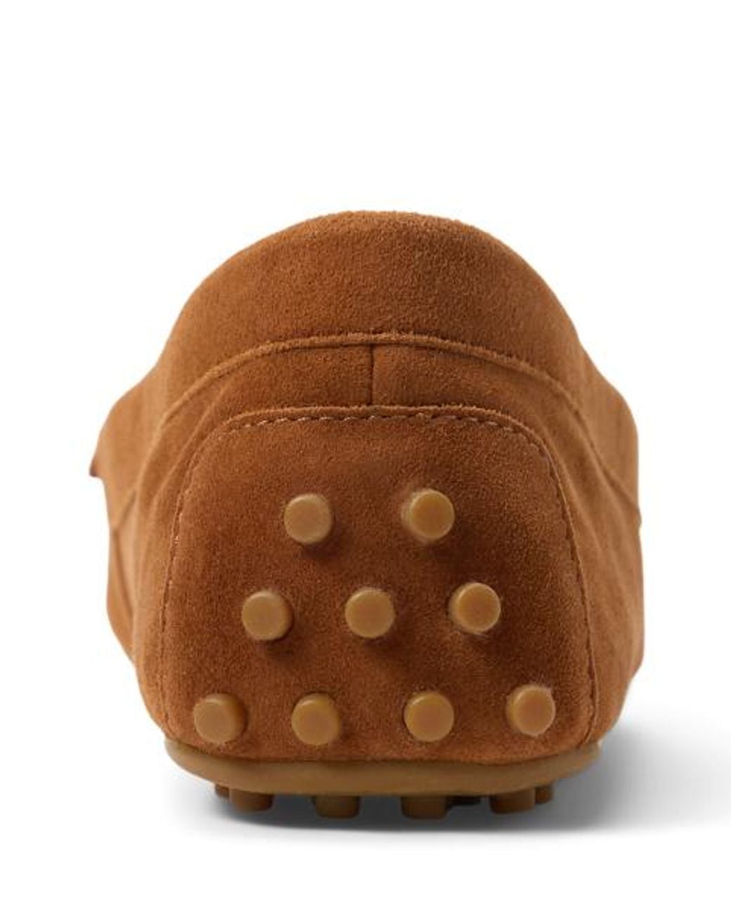 Ralph Lauren Brown Barnsbury Suede Loafer