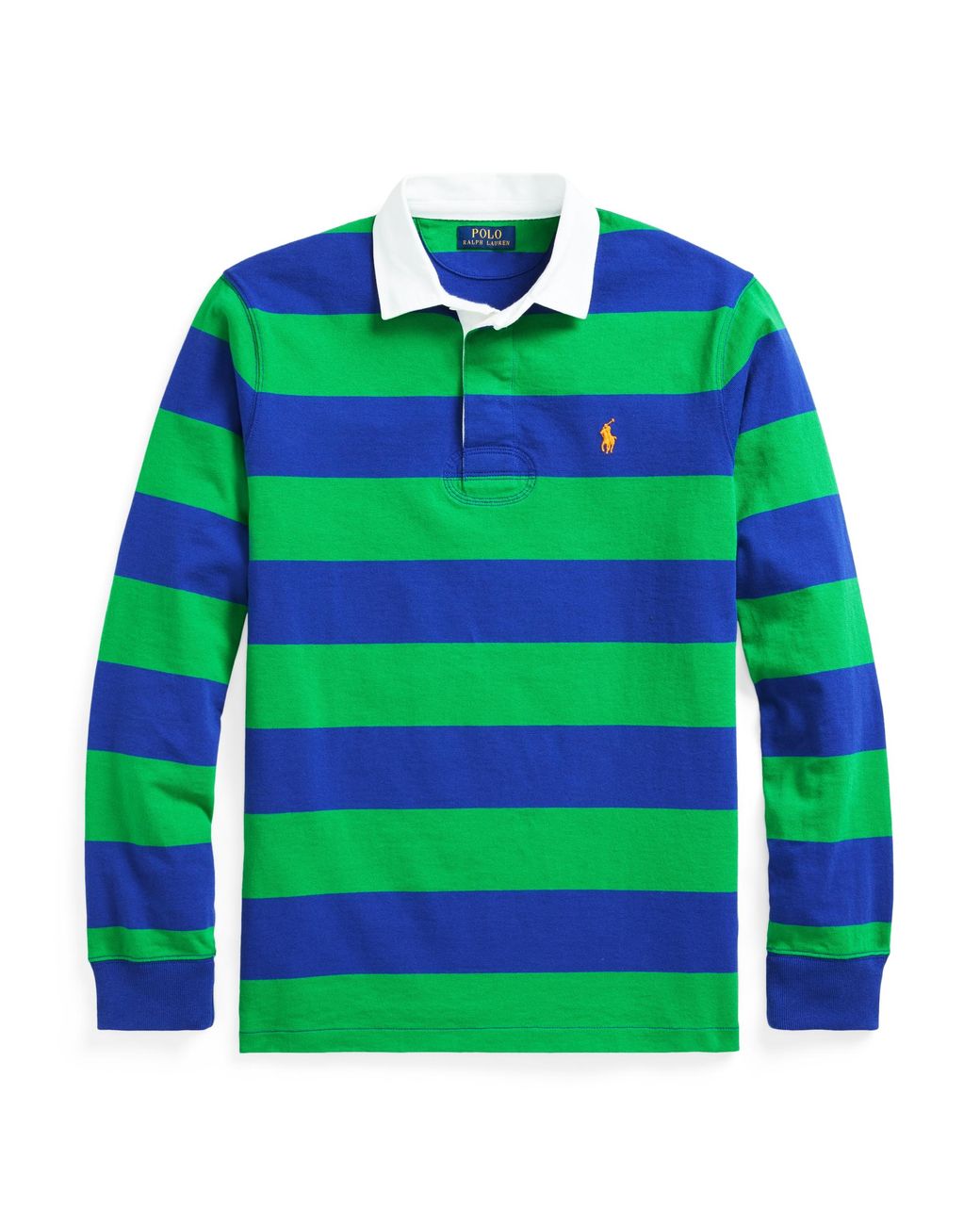 Polo Ralph Lauren Rubber The Iconic Rugby Shirt in Green for Men - Lyst