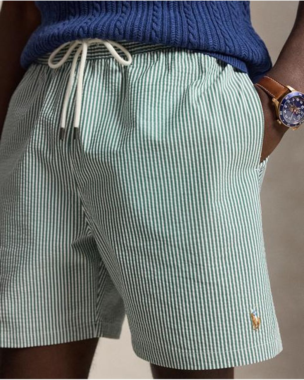 Polo Ralph Lauren Green 14.5 Cm Traveller Classic Swimming Trunk for men