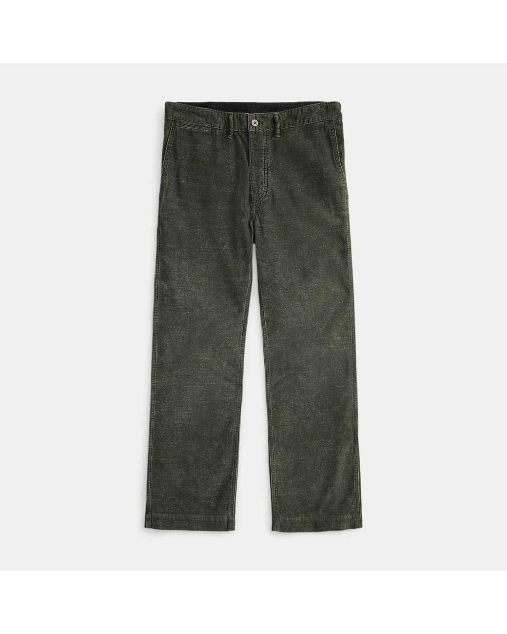 RRL Green Engineer Fit Corduroy Trousers for men