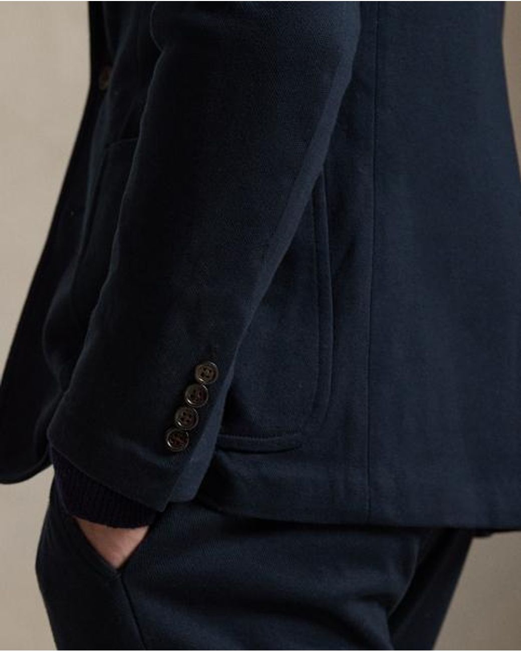 Polo Ralph Lauren Blue Polo Soft Tailored Fit Knit Mesh Jacket for men