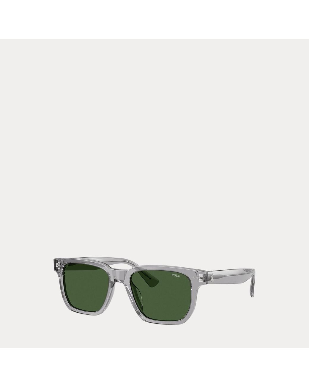 Polo Ralph Lauren Green Polo Pony Classic Square Sunglasses for men