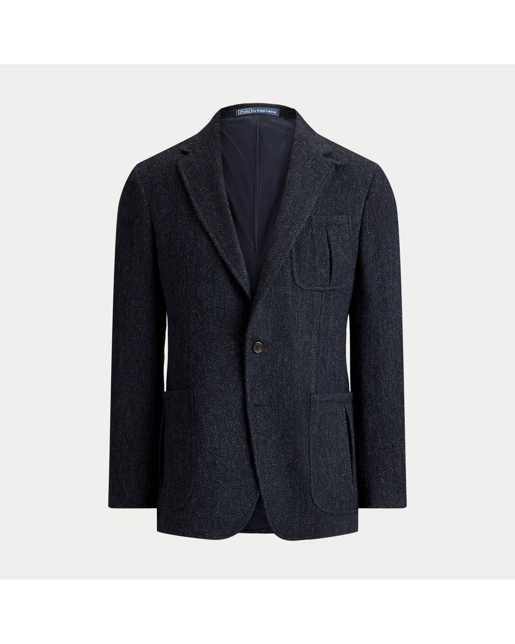 Polo Ralph Lauren Blue Polo Tailored Fit Tweed Blazer for men