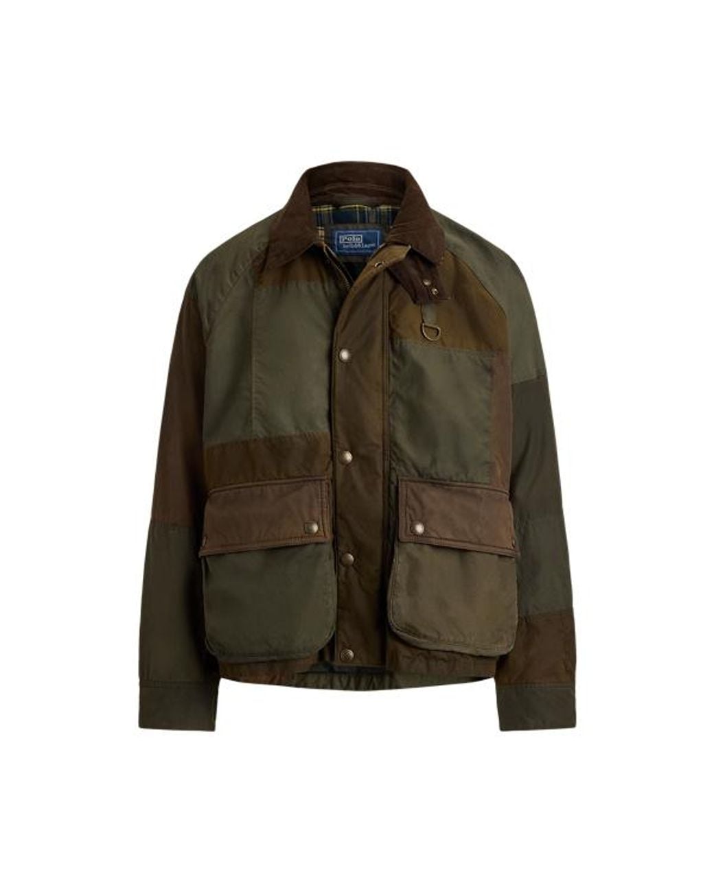 Polo Ralph Lauren Multicolor Patchwork Oilcloth Utility Jacket for men