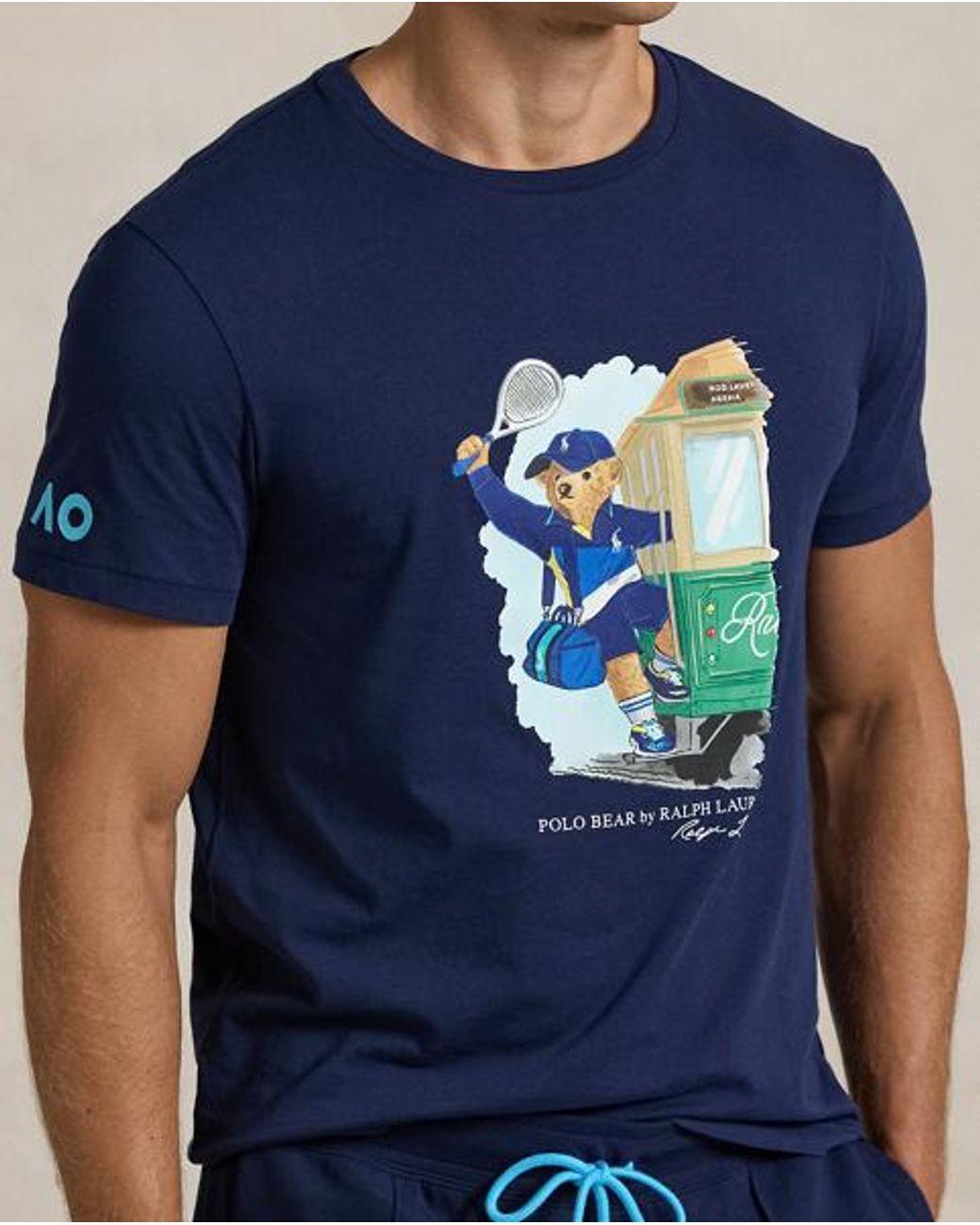 Camiseta Polo Bear Del Open De Australia Ralph Lauren de hombre de color  Azul | Lyst, image size:1040x1300