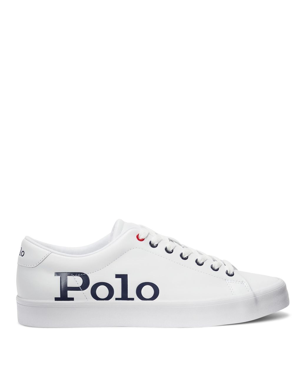 polo ralph lauren white longwood trainers