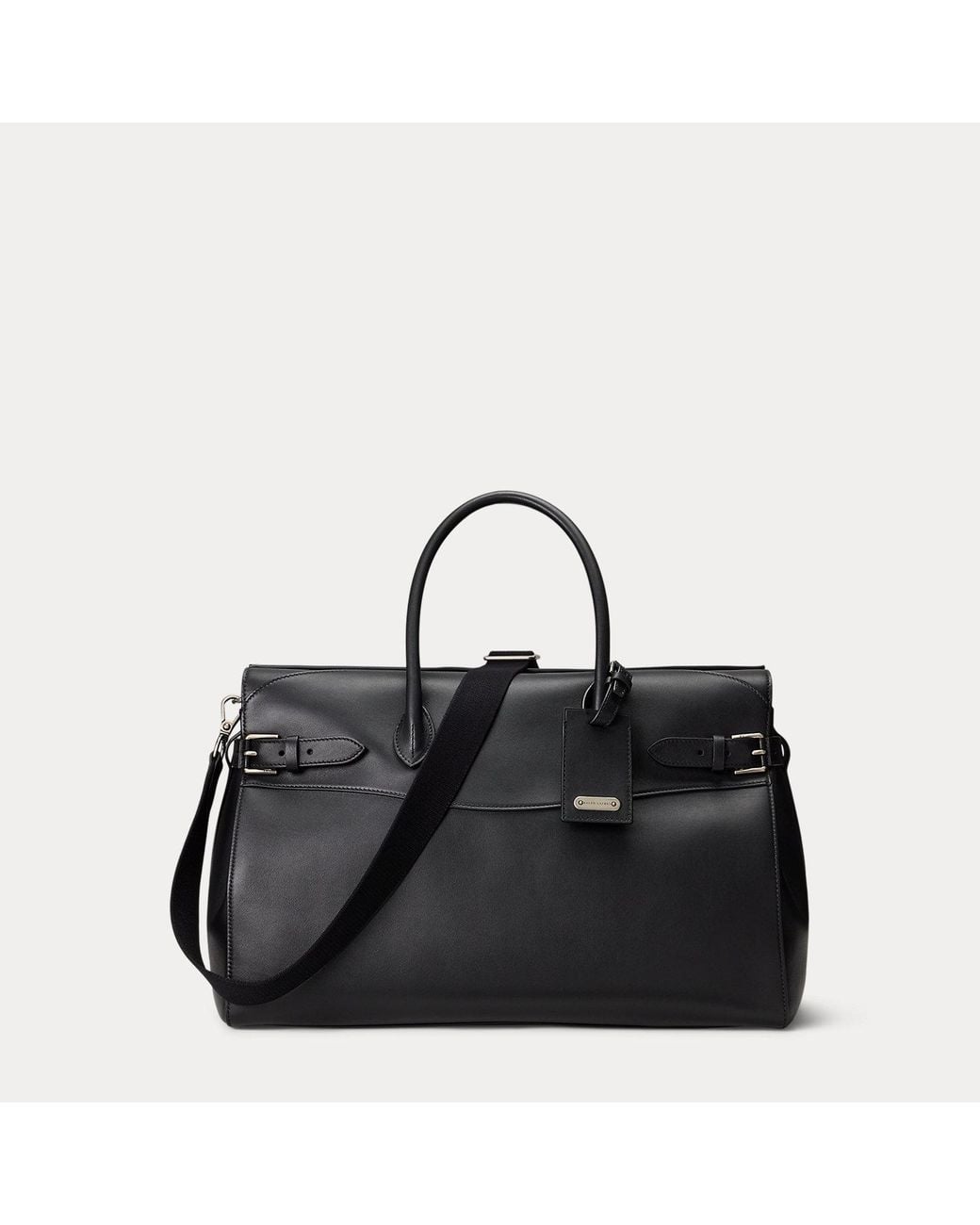Ralph Lauren Black Bedford Calfskin Duffel for men