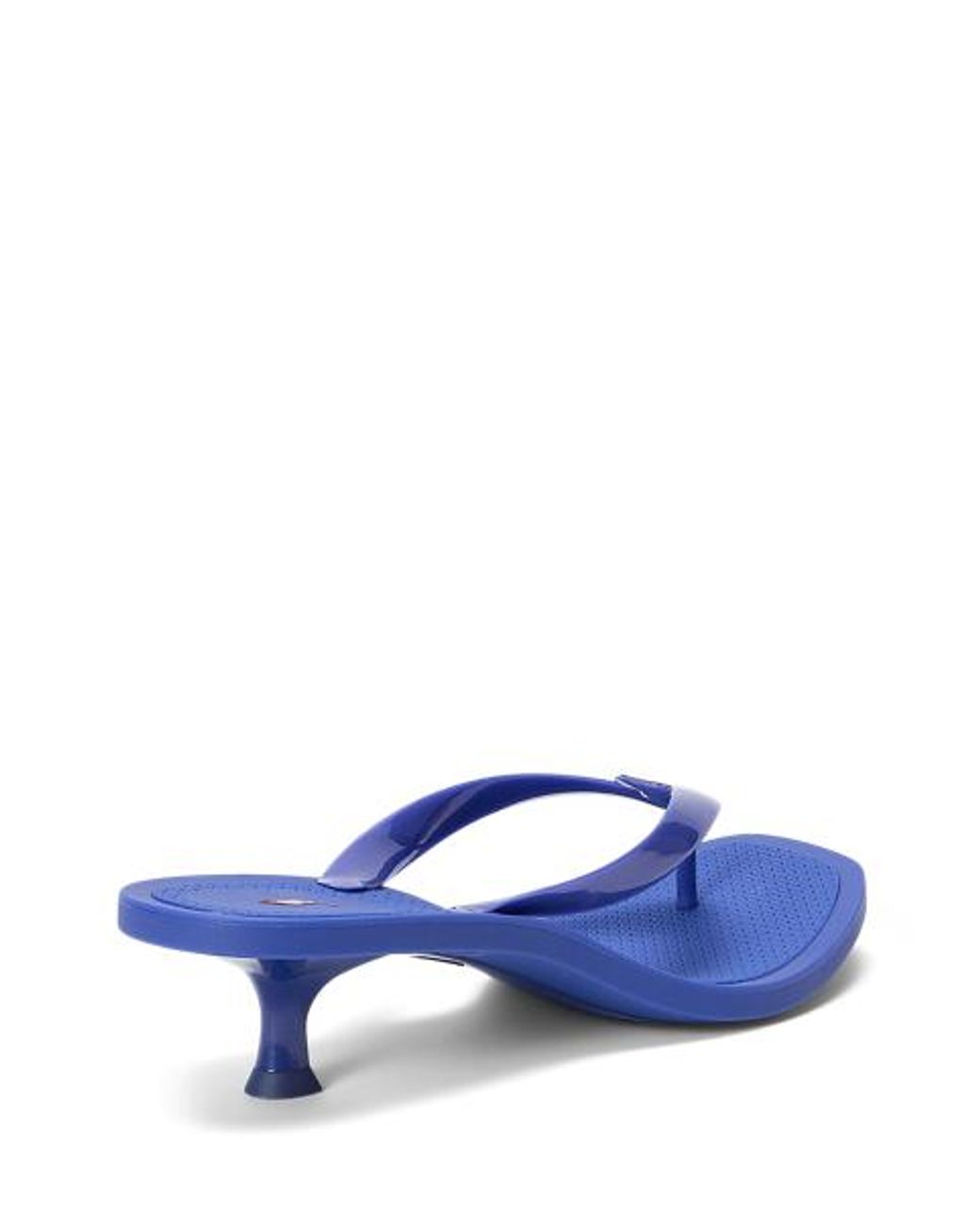 Polo Ralph Lauren Blue Polo Play Kitten Heel Thong Sandal