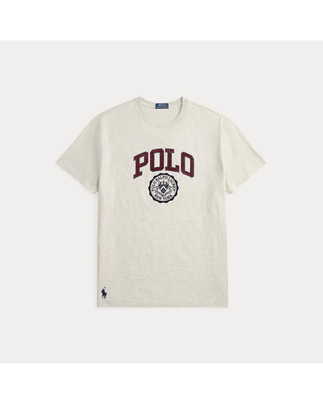 Polo Ralph Lauren Gray Custom Slim Fit Logo T-Shirt for men