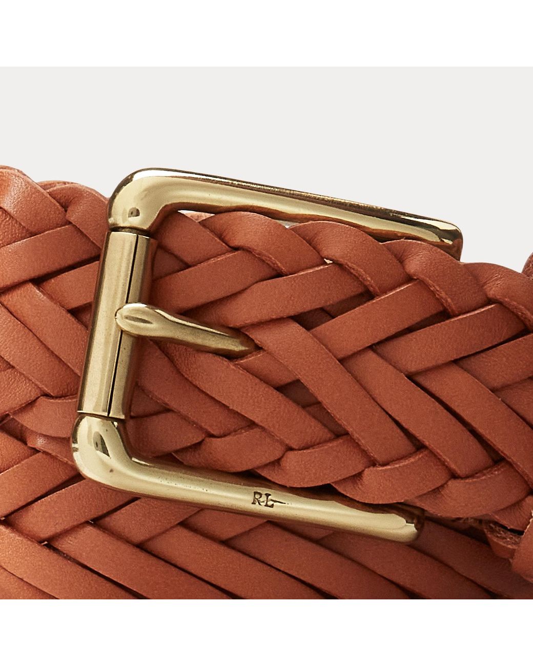 Ralph Lauren Multicolor Sportsman Braided Leather Belt for men