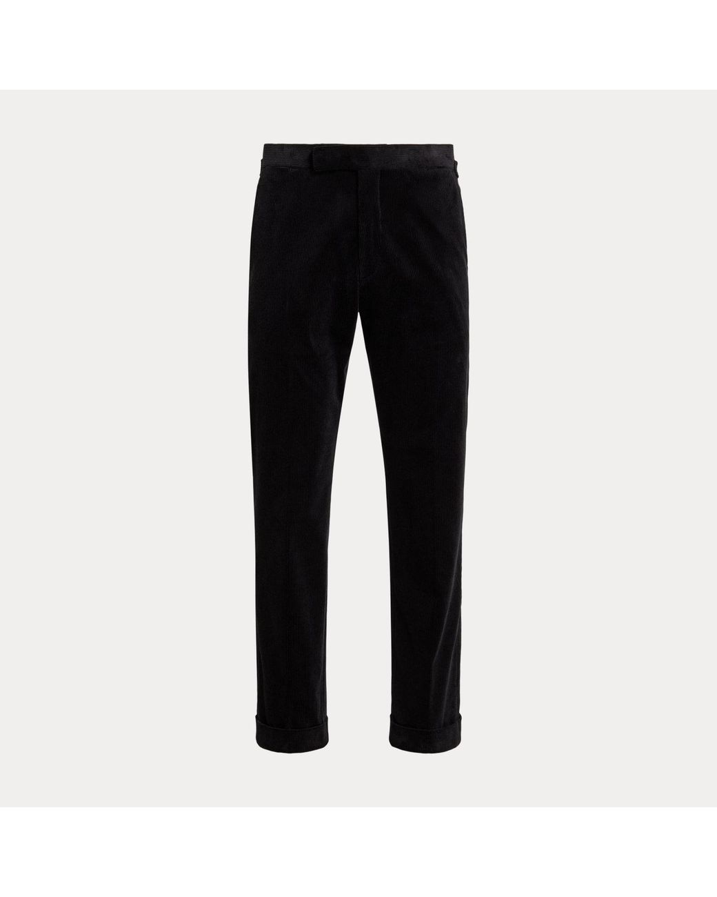 Polo Ralph Lauren Black Stretch Corduroy Suit Trousers for men