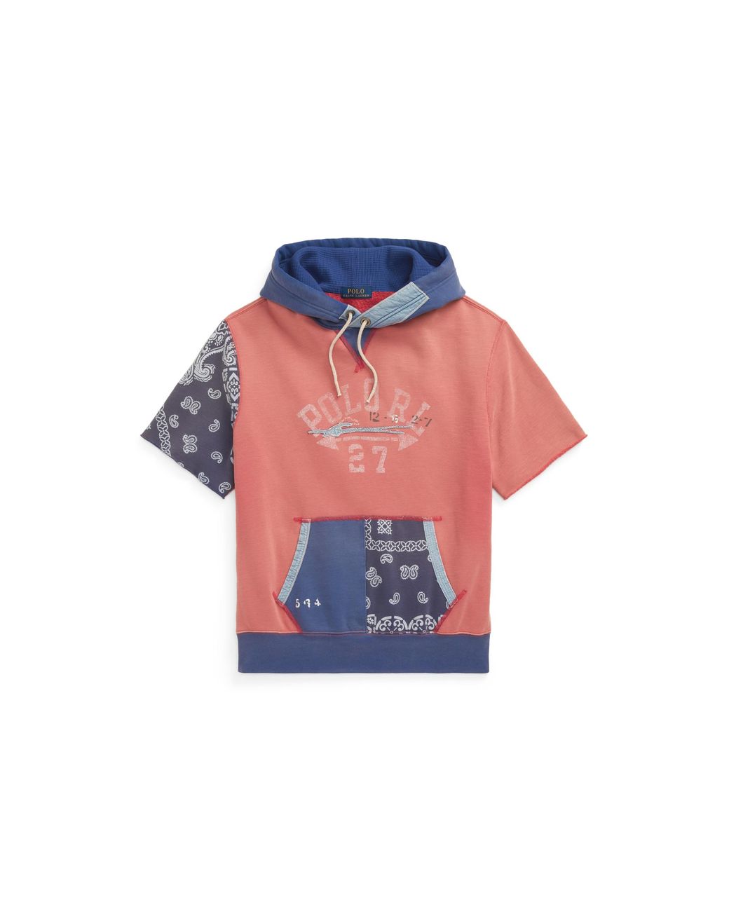 ralph lauren patchwork hoodie