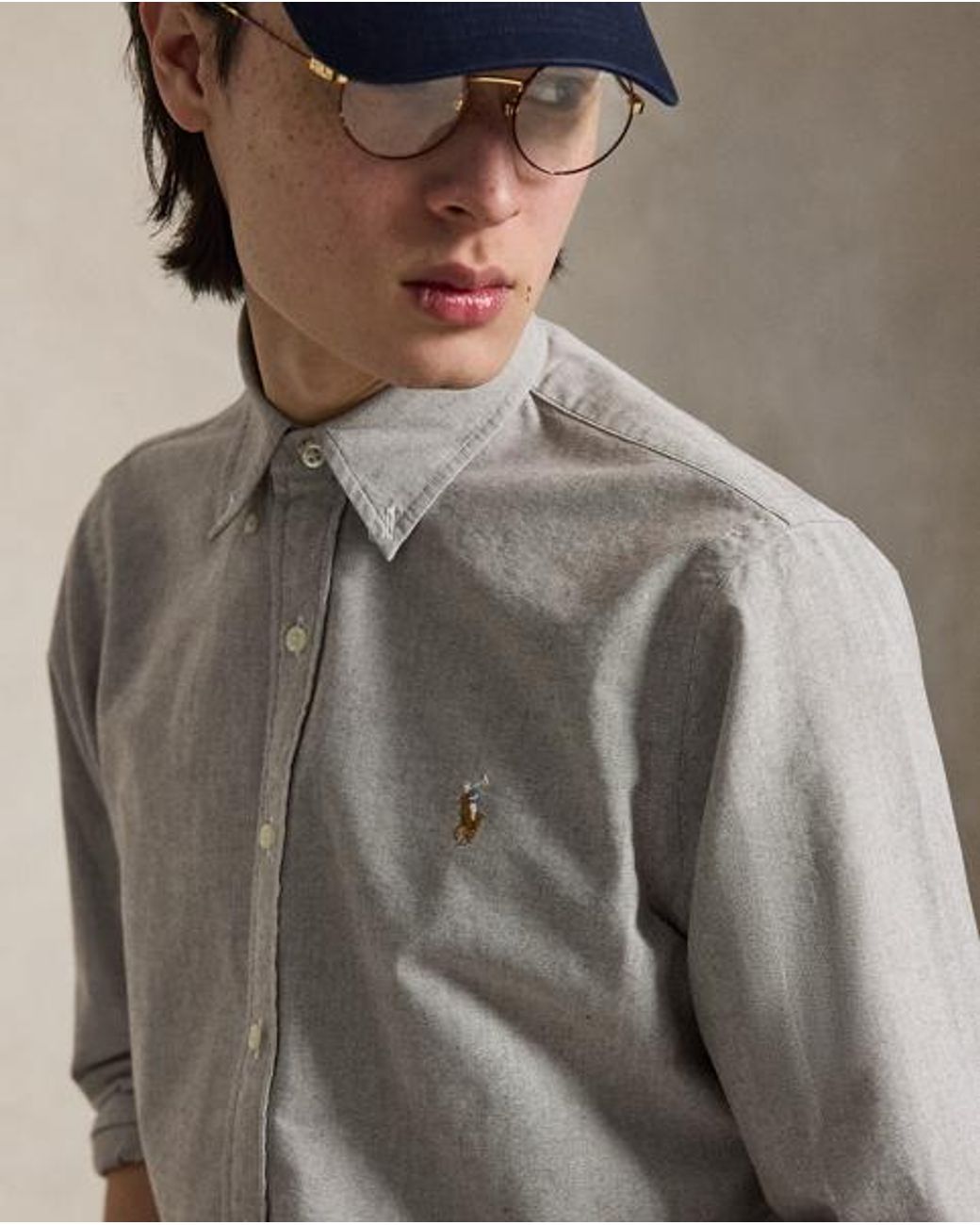 Polo Ralph Lauren Gray The Iconic Oxford Shirt for men