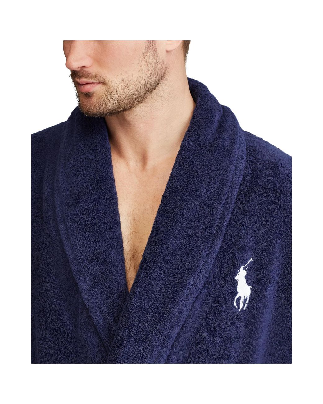 Big pony cotton terry robe Clearance