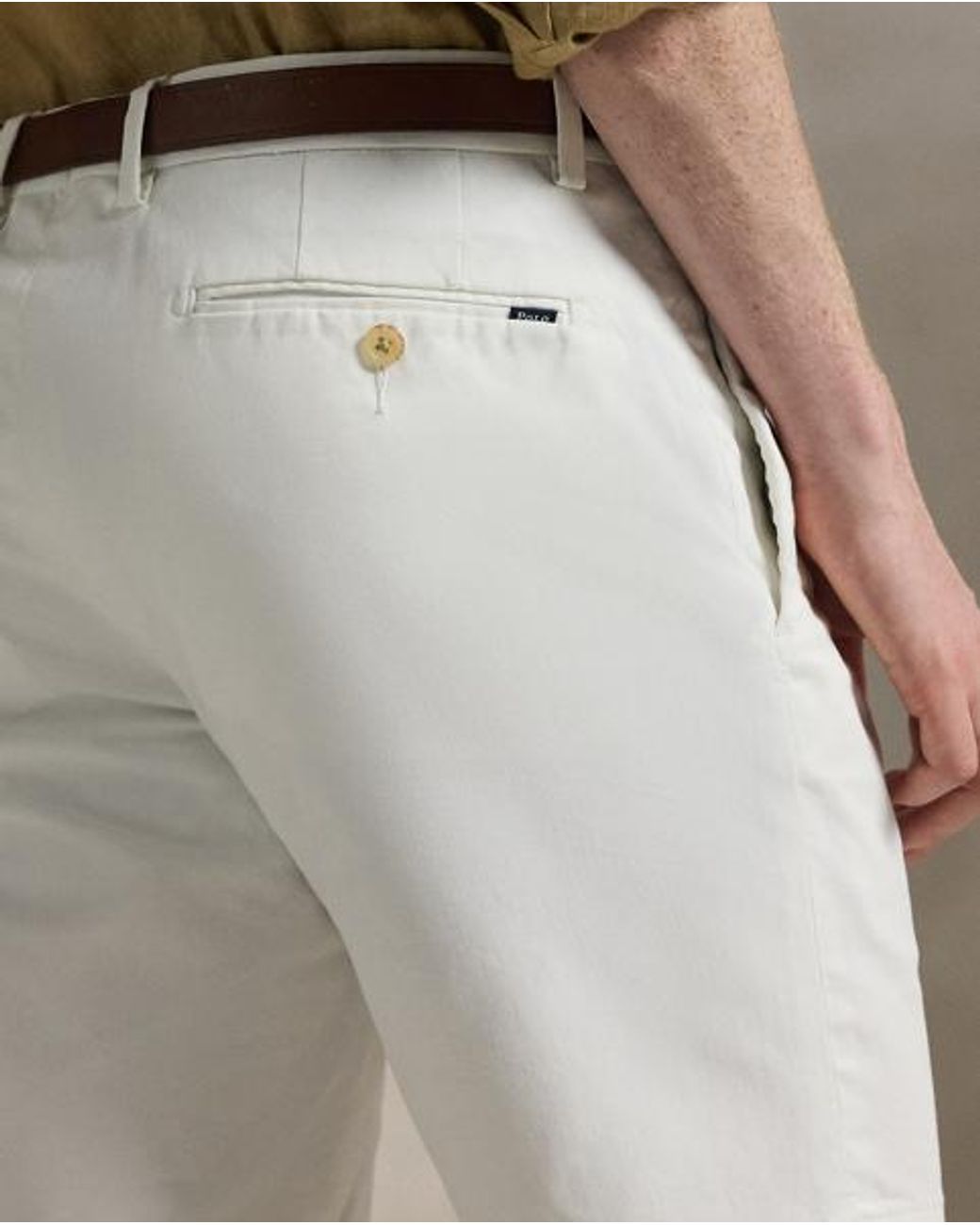Polo Ralph Lauren Natural 24 Cm Greenwich Slim Fit Chino Shorts for men