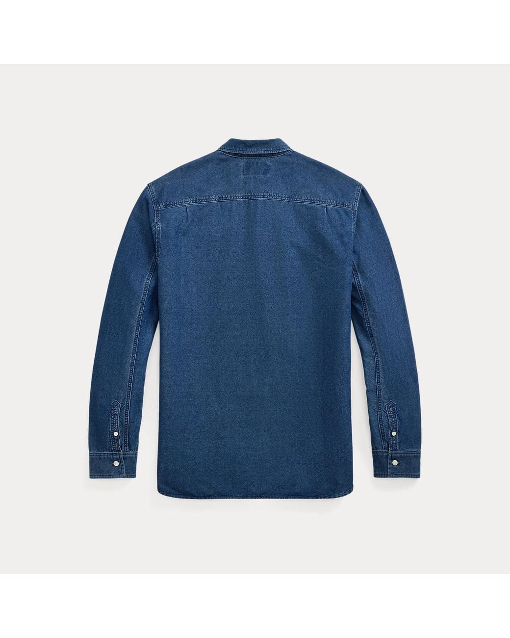 RRL Blue Oxford Workshirt for men