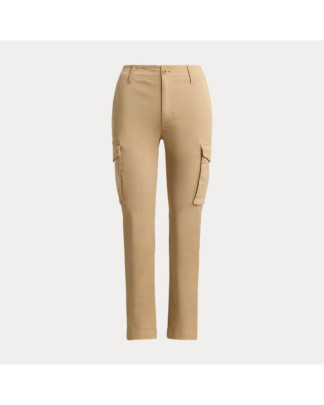 Ralph Lauren Natural Chino Cropped Cargo Pant