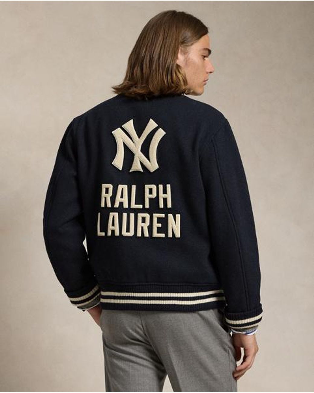Polo Ralph Lauren Blue Polo Ralph Lauren Lauren Yankees Jacket for men