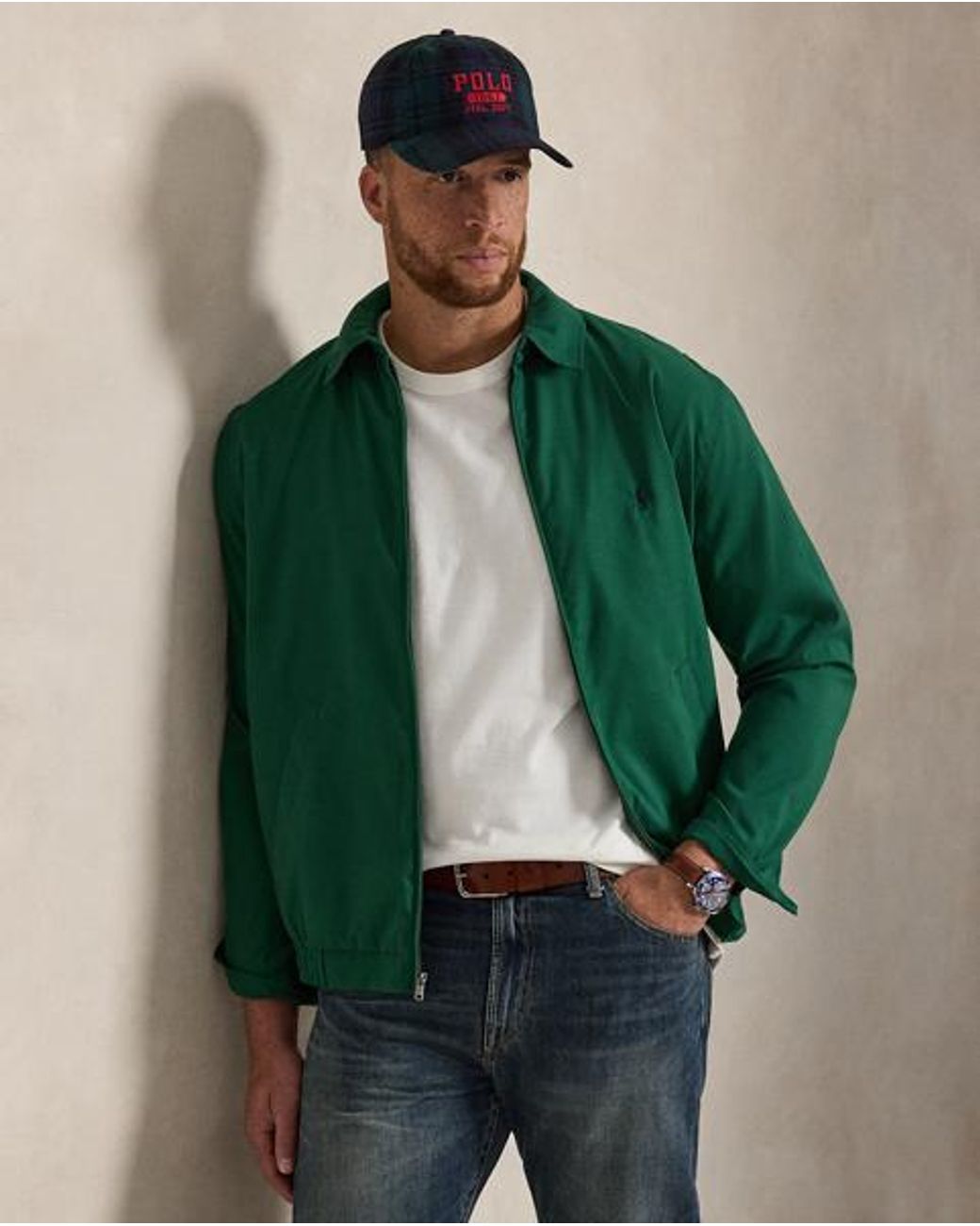 Ralph Lauren White Jersey Crewneck T-Shirt for men