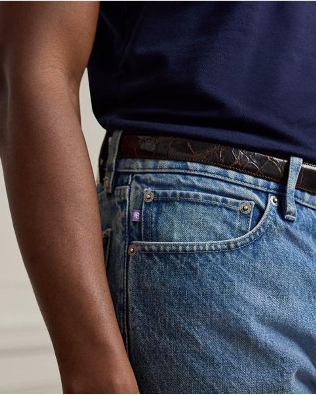 Ralph Lauren Blue Straight Fit Jean for men