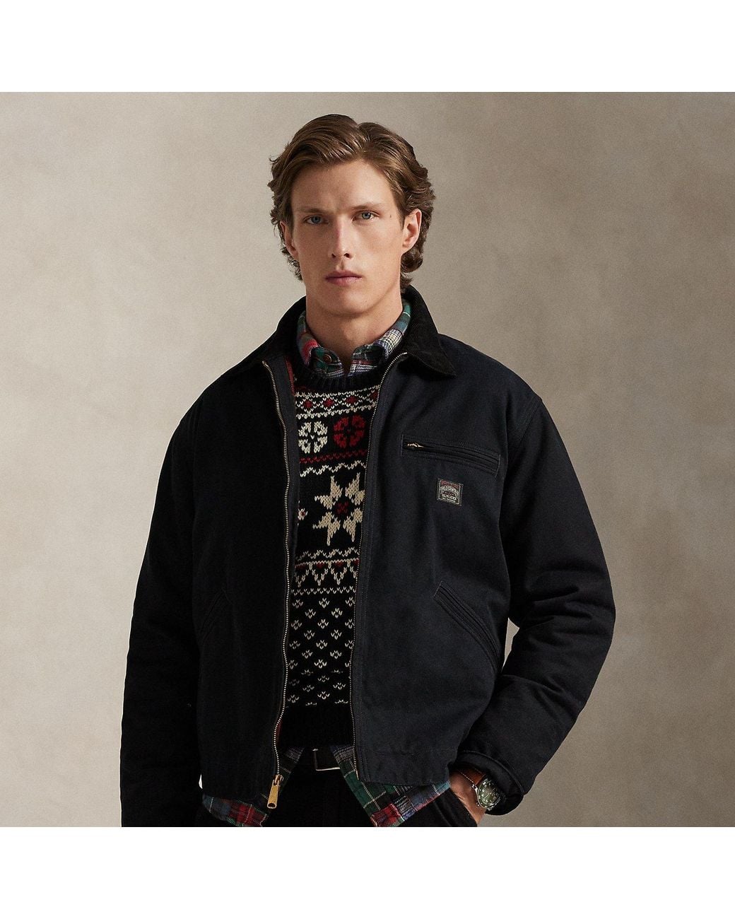 Ralph Lauren Polo Country Canvas Jacket in Black for Men | Lyst Canada