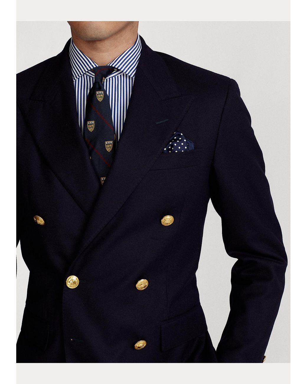 Polo Ralph Lauren Polo-Sakko aus Doeskin-Wolle in Blau für Herren | Lyst AT