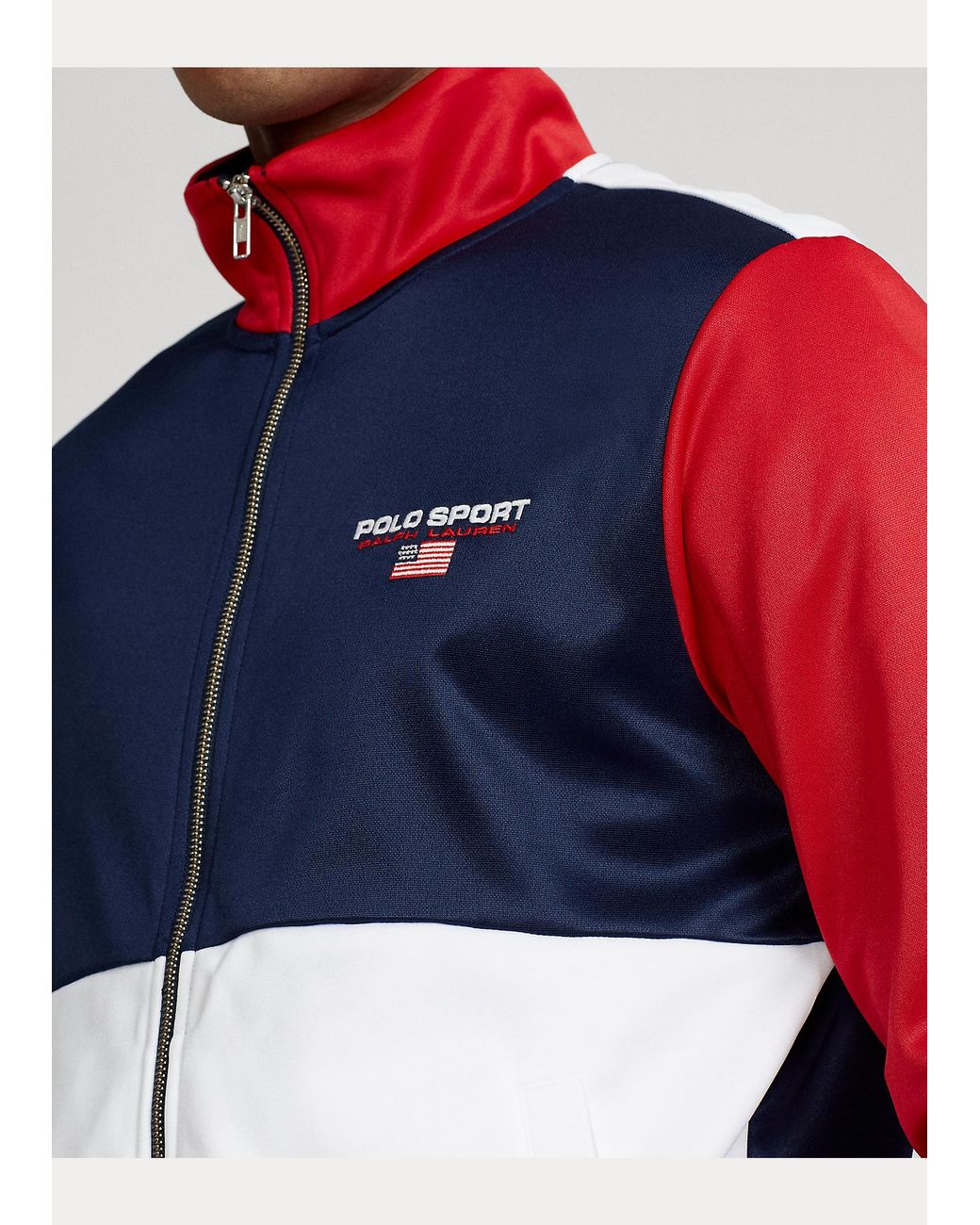 Polo Ralph Lauren Fleece-Trainingsjacke Polo Sport in Rot für Herren | Lyst  DE