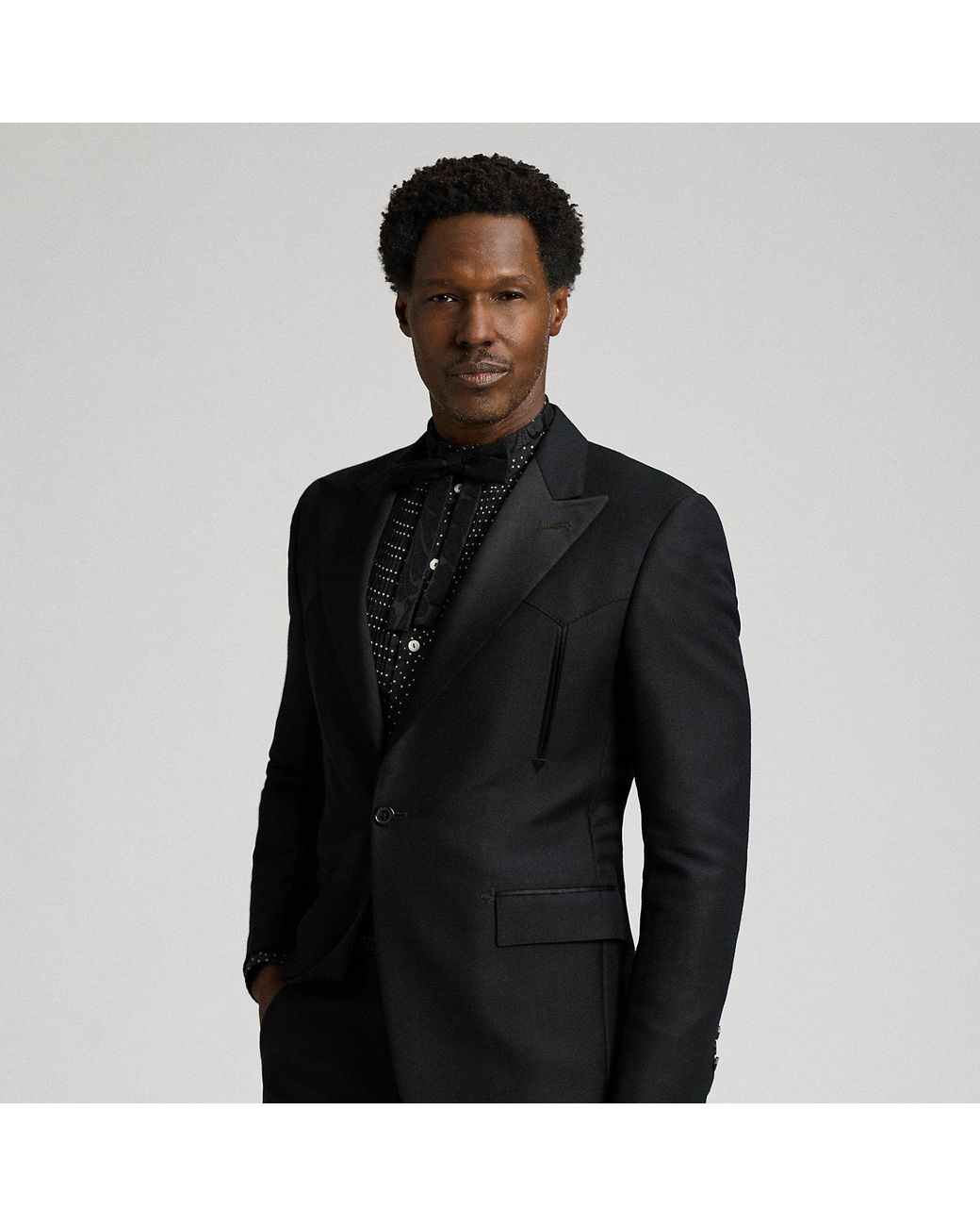 Ralph Lauren Blue Wool Western Tuxedo Jacket for men