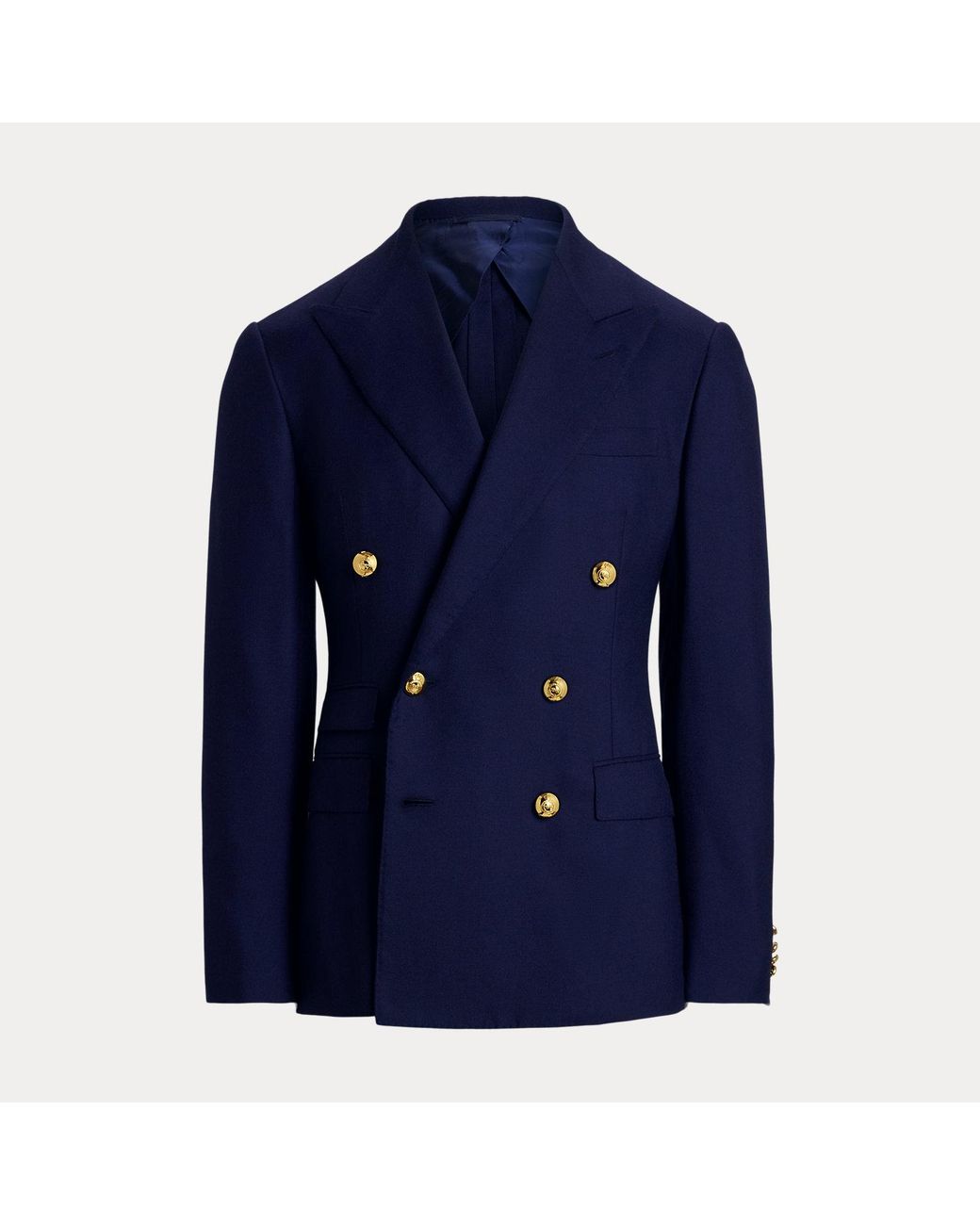 Ralph Lauren Blue Kent Handmade Cashmere Blazer for men